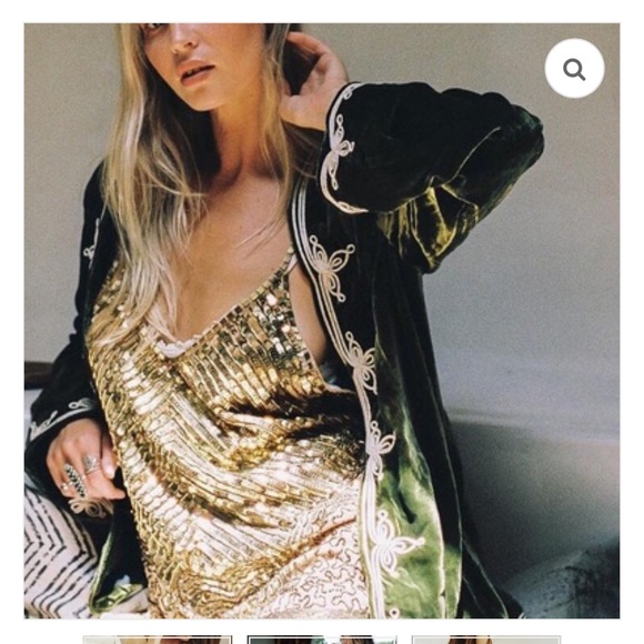 Spell and the gypsy Gold Sequin Cami - Picture 3 of 5